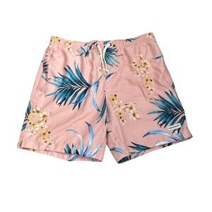 Men's Pacsun Modern Amusement Tropical Print Swim Shorts